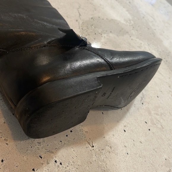 GOLDEN GOOSE VINTAGE KATE LEATHER MOTO RIDING BOOTS **AUTHENTIC** - Picture 11 of 16